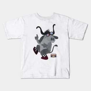 Dancing buffalo Kids T-Shirt